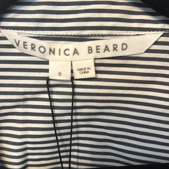 BNWT Veronica Beard Striped Button Down size 8 - Picture 3 of 3